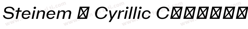 Steinem - Cyrillic C字体转换